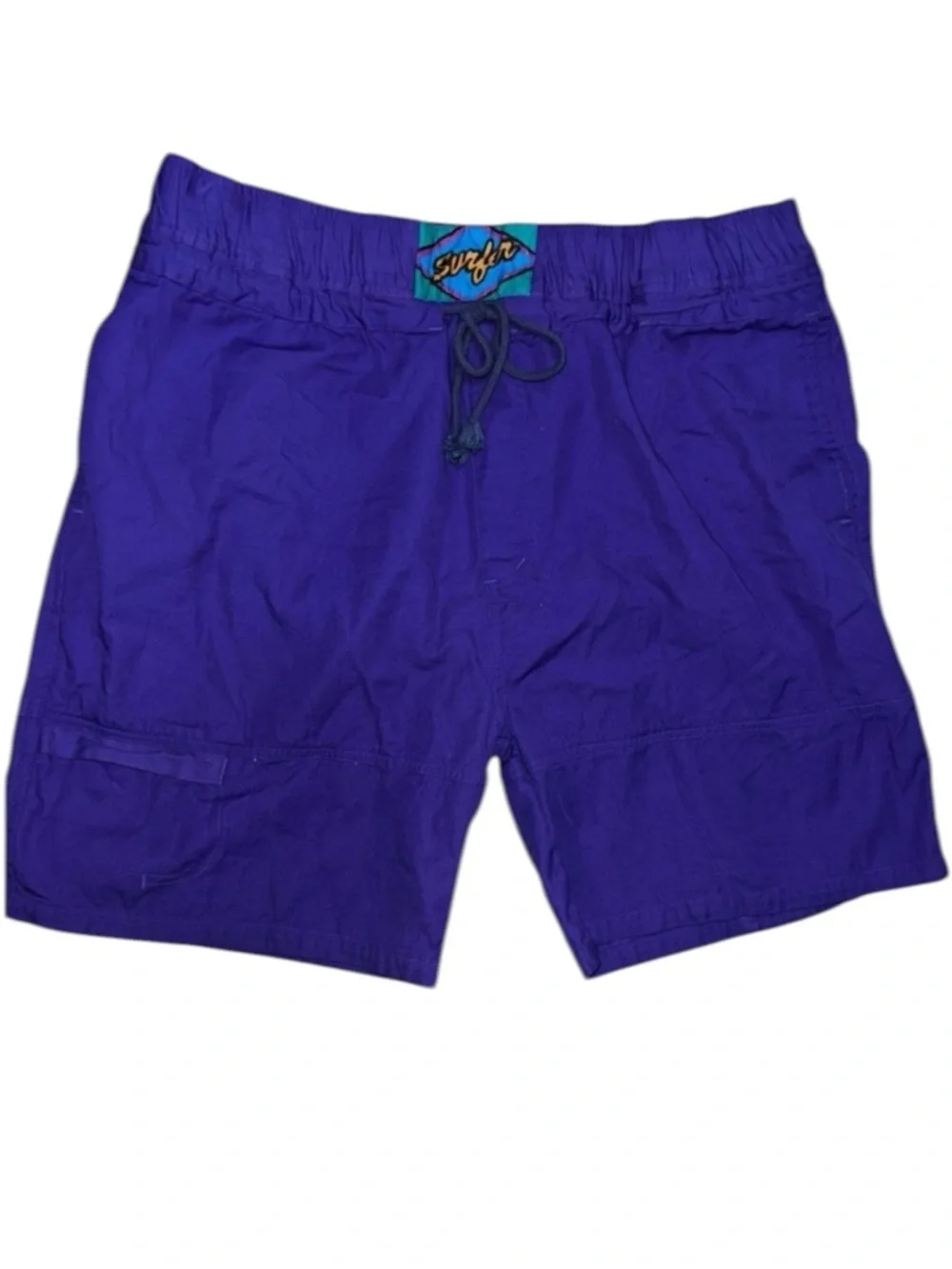 Vintage Priority Male Swim Trunks Cotton Purple Size XL
